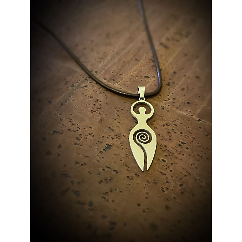 Pagan Necklace - Silver Leaf Of Gaia