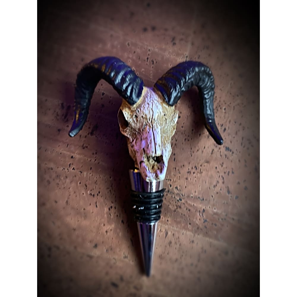 Premium Antelope and Buffalo Wine Stopper