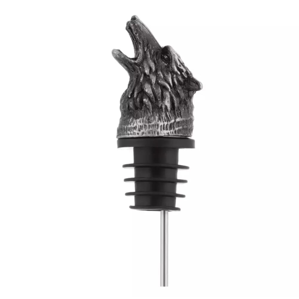 Premium Heavy Wolf Wine Stopper And Pourer