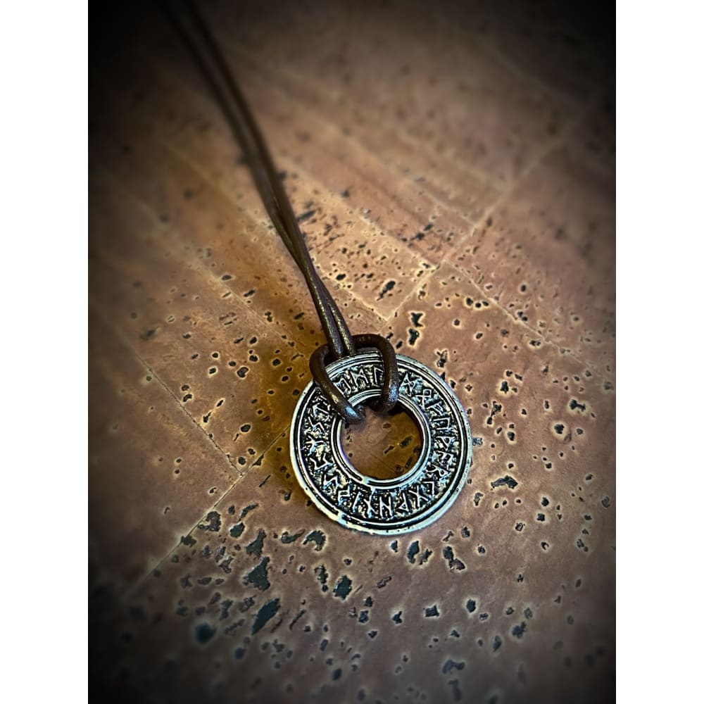 Thor Hammer Necklace - Runic Circle