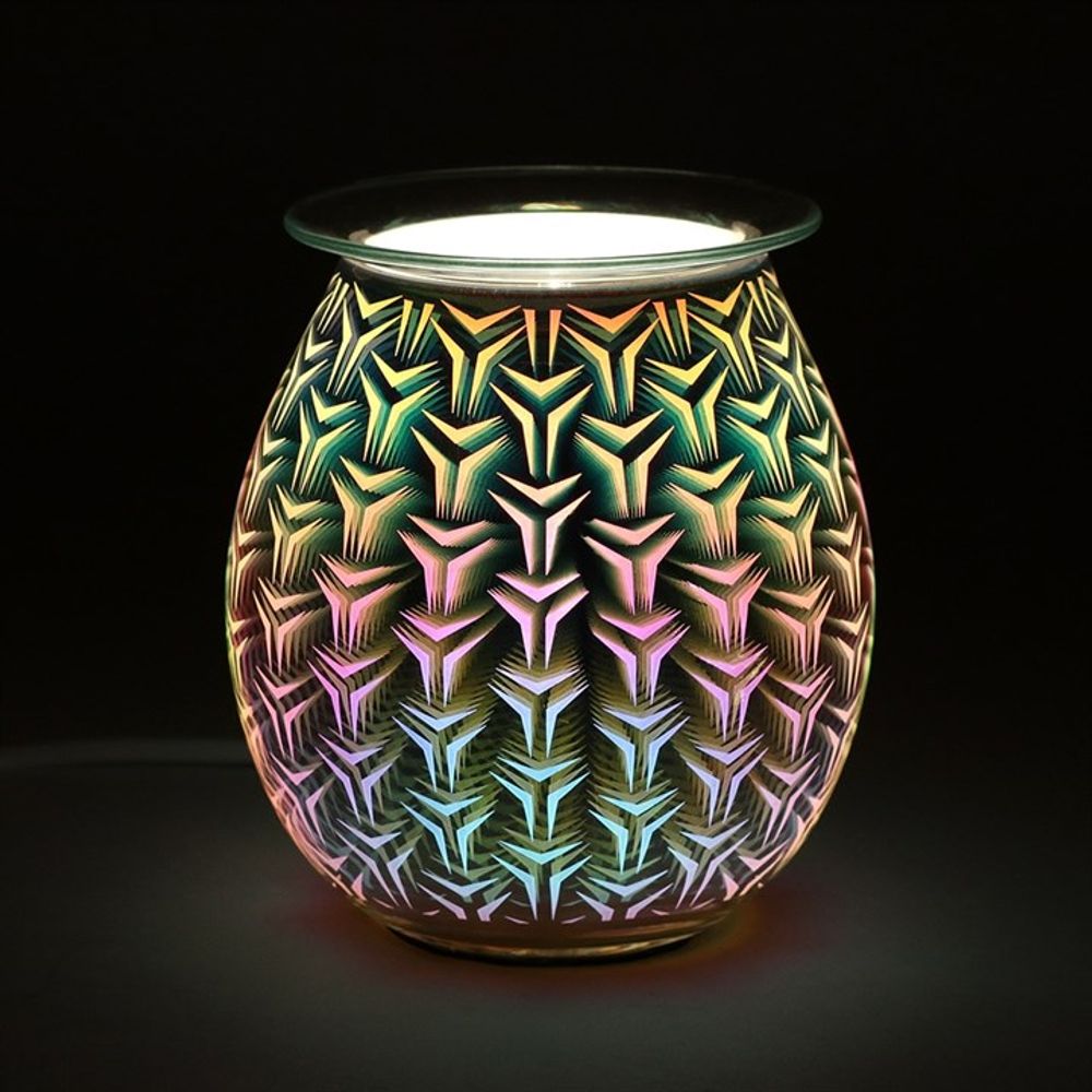 Funky 3D Geometric Electric Oil Burner