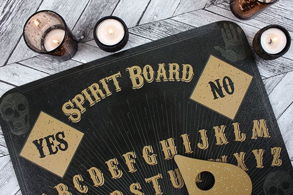 Skull Printed Spirit Board