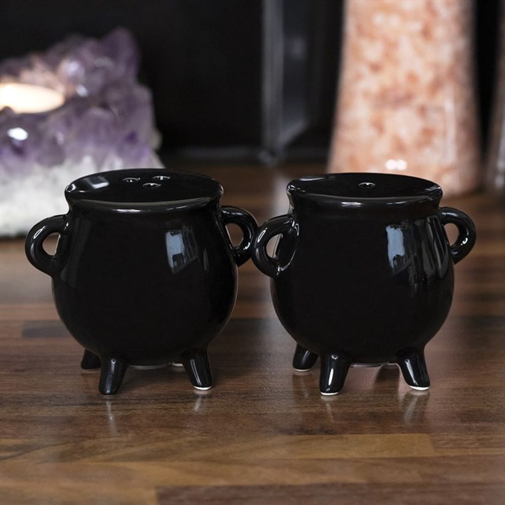 Funky Cauldron Salt & Pepper Set