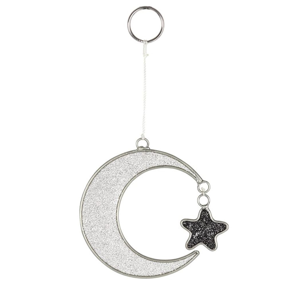 Crescent Moon Hanging Suncatcher