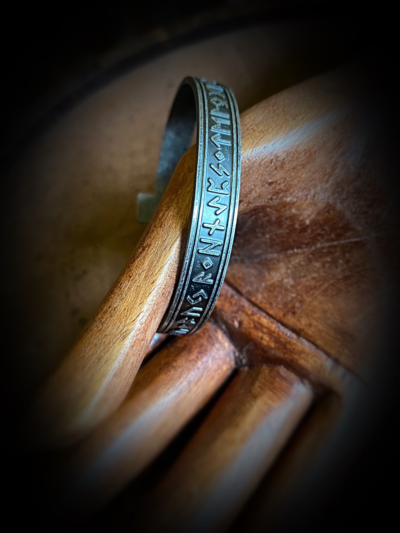 Viking Arm Ring - Rustic Norse Runes