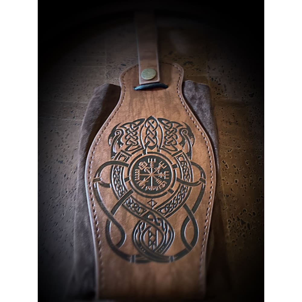 Viking Bag - Thors Hammer Leather Viking BAG/POUCH