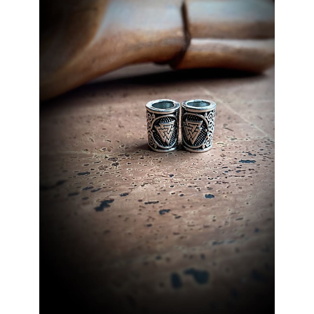 Viking Beard Bead - Valknut