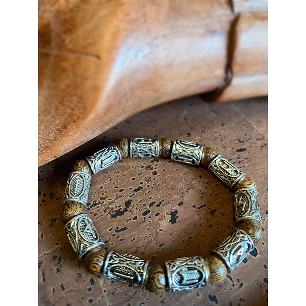 Viking Arm Ring - Marble Runes