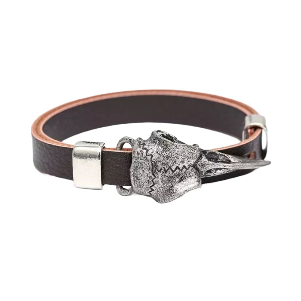 Viking Arm Ring - Raven Skull