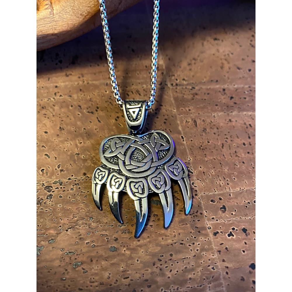 Viking Necklace - Bear Paw