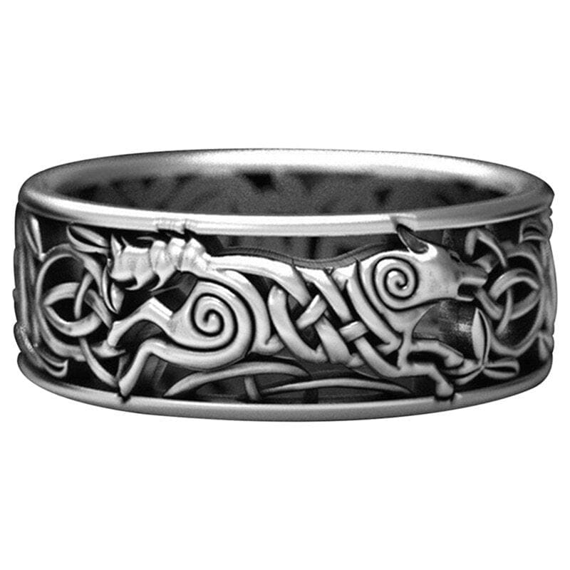 Viking Ring Fenrir Knot