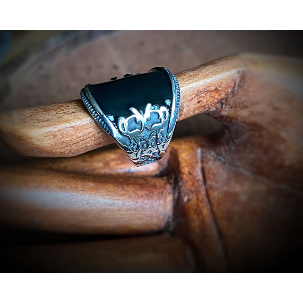 Viking Ring - Odin's Gothic Stone