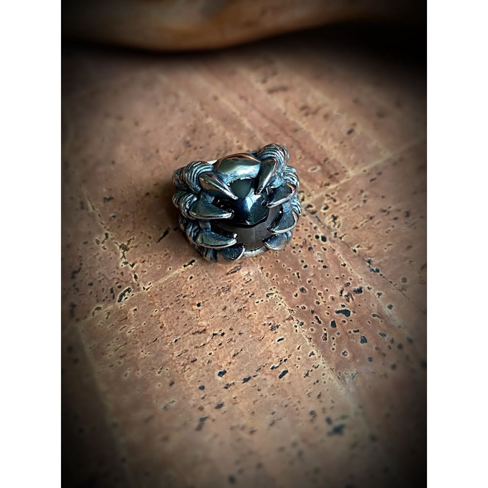 Viking Ring - Silver Wolf Claws