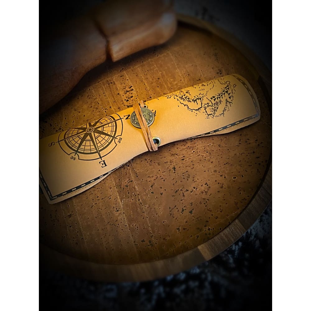 Viking Scroll Case - Legendary Map Of Odin