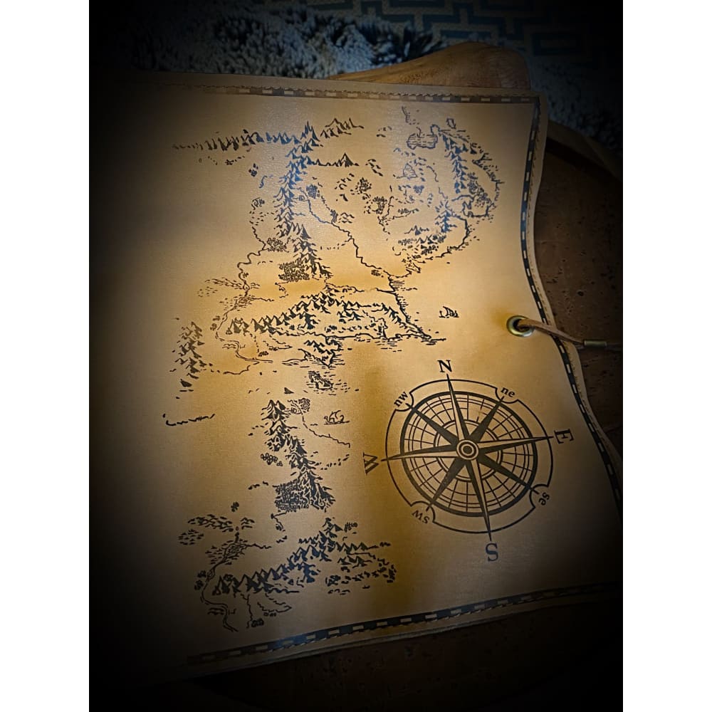 Viking Scroll Case - Legendary Map Of Odin