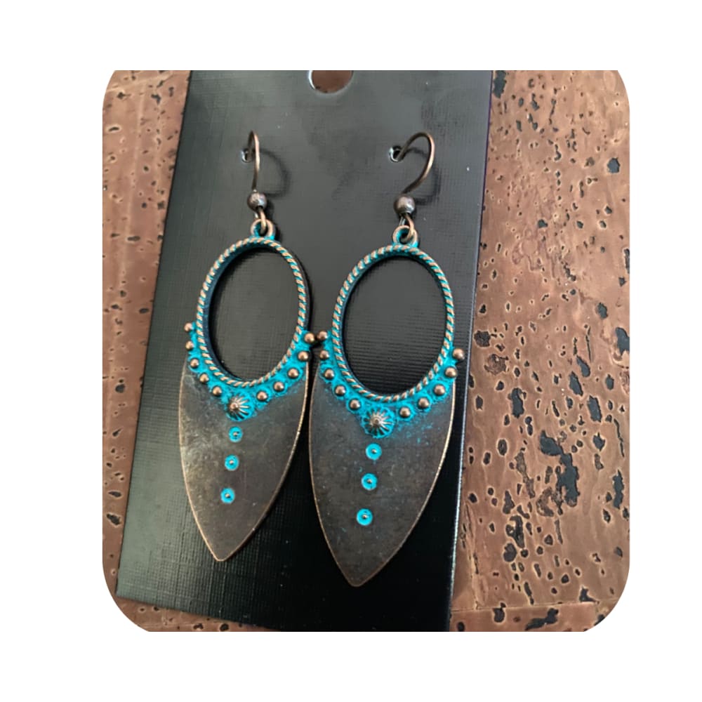 Viking War Arrow Head Pair Of Earrings