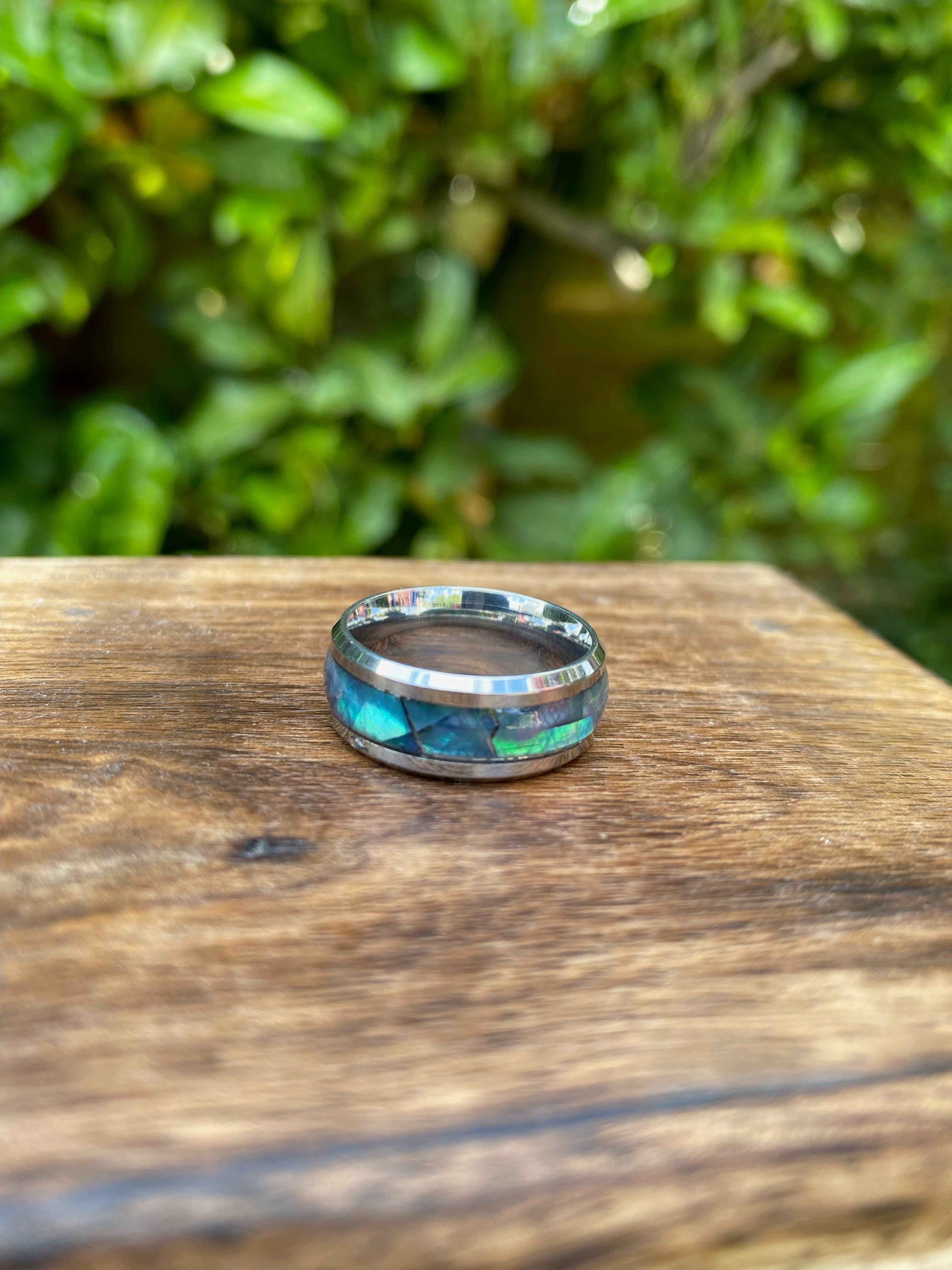 Viking Ring - Njord’s Abalone Shell Ring – Odin’s Cave