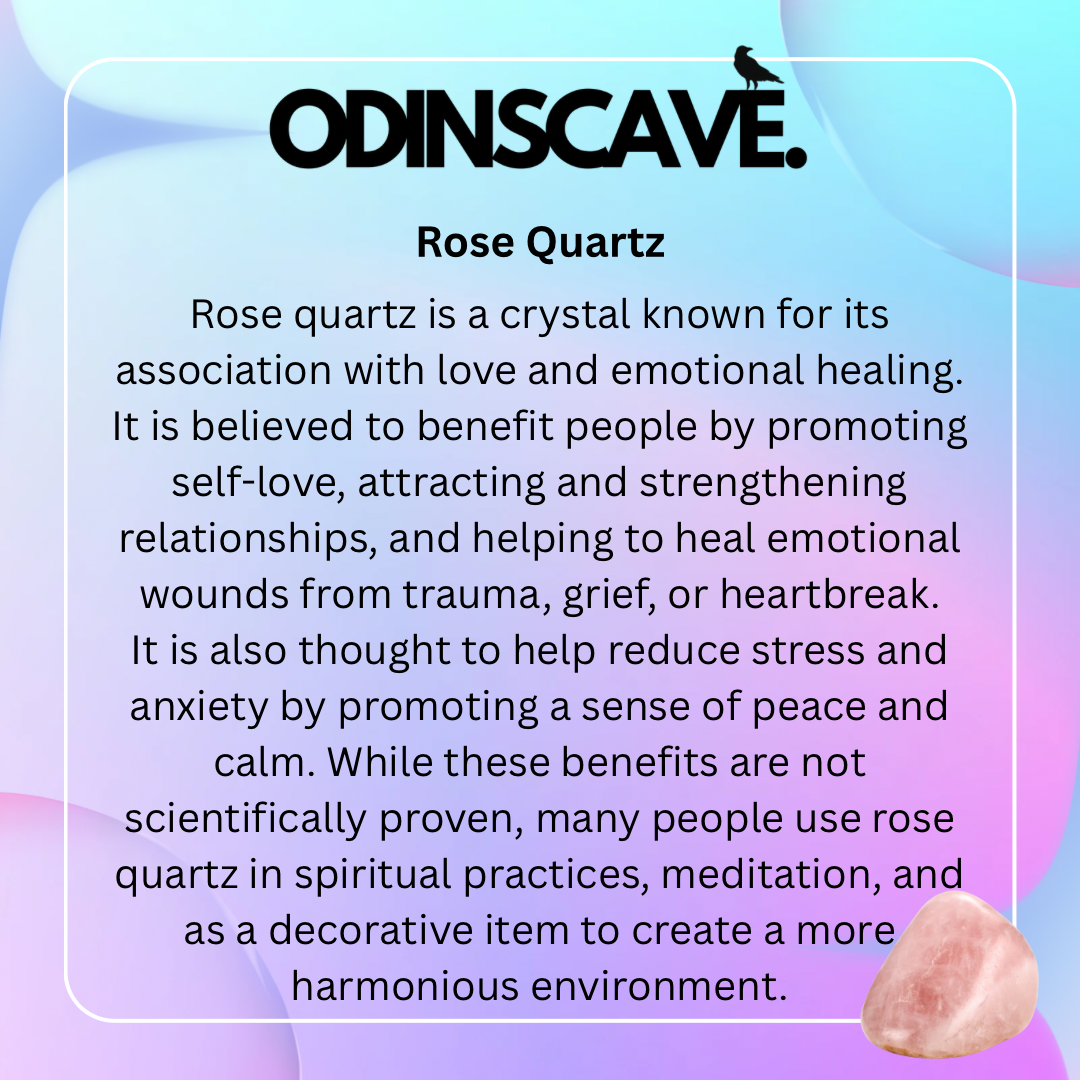 Rose Quartz Crystal Power Loop Necklace
