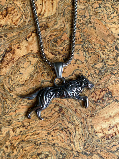 Viking Necklace - Fenrir Knotted