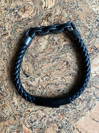 Viking Bracelet - Norse Leather Link