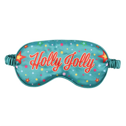Holly Jolly Luxury Satin Sleep Mask