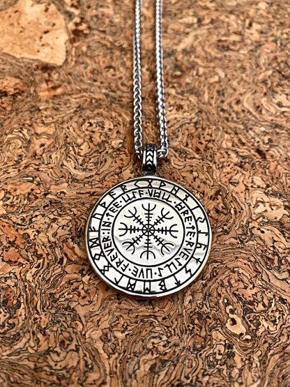 Tree Of Life Serpent Viking Necklace