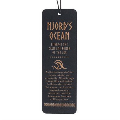 Njord's Ocean Viking Wooden Bookmark