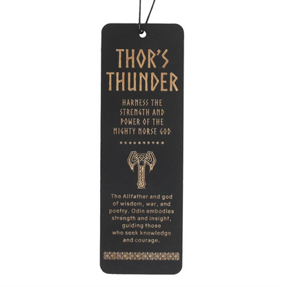 Thor's Thunder Viking Wooden Bookmark