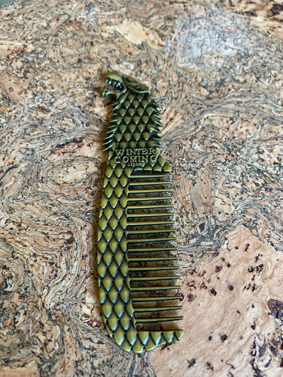 Creative Metal Viking Wolf Combs