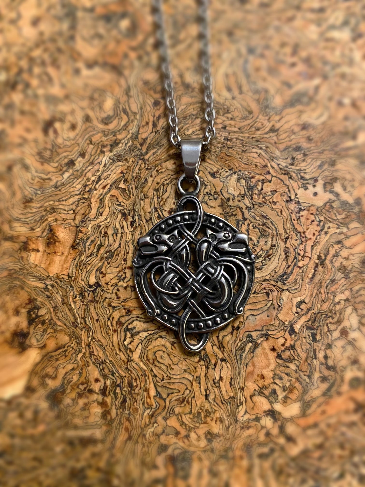 Viking Necklace - The Draco Dragon