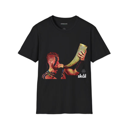 The Horned Caller Viking T-shirt