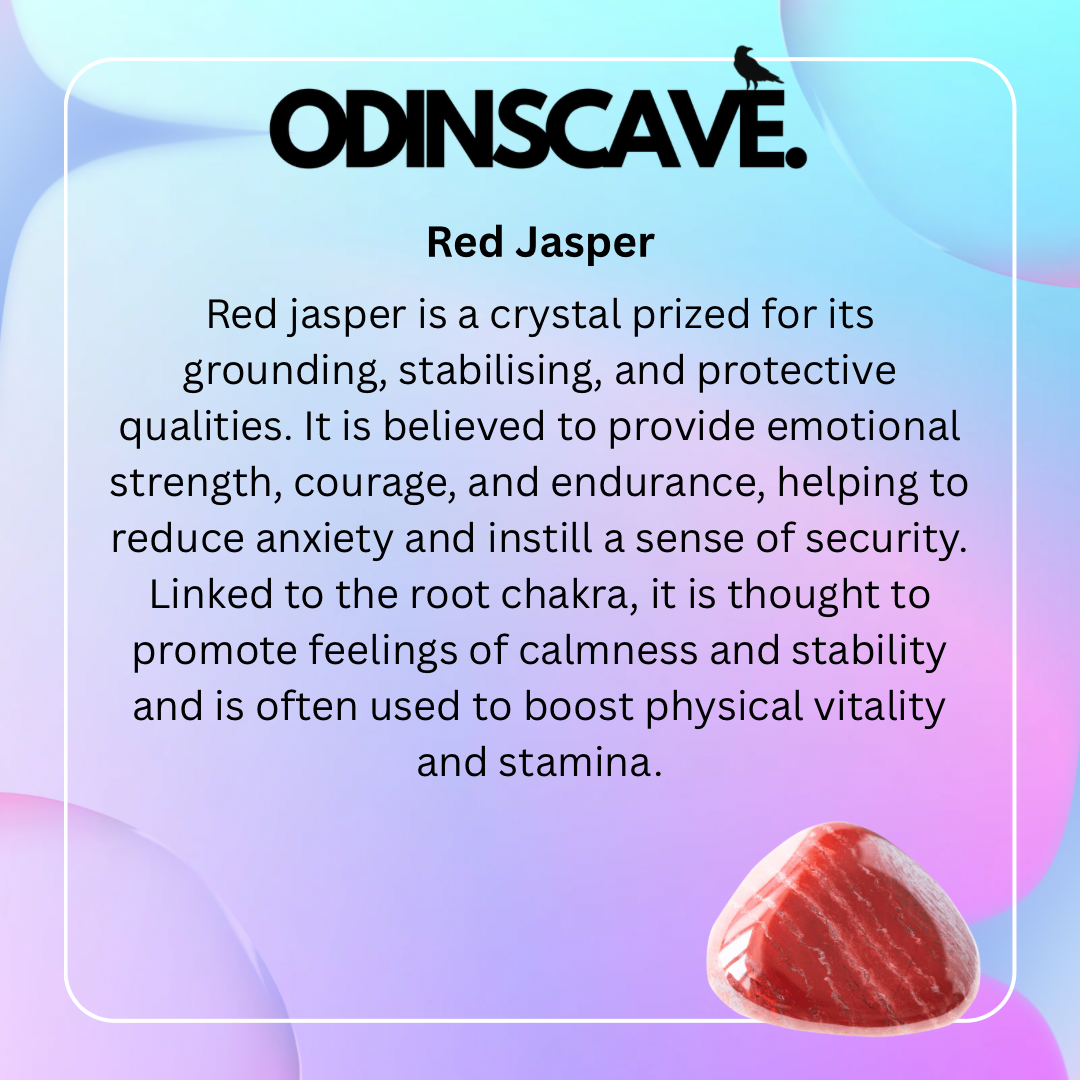 Red Jasper Crystal Power Loop Necklace
