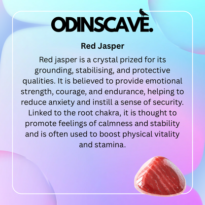 Red Jasper Crystal Power Loop Necklace