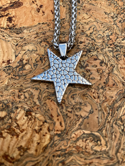 Pagan Necklace - Elven Star Pentagram