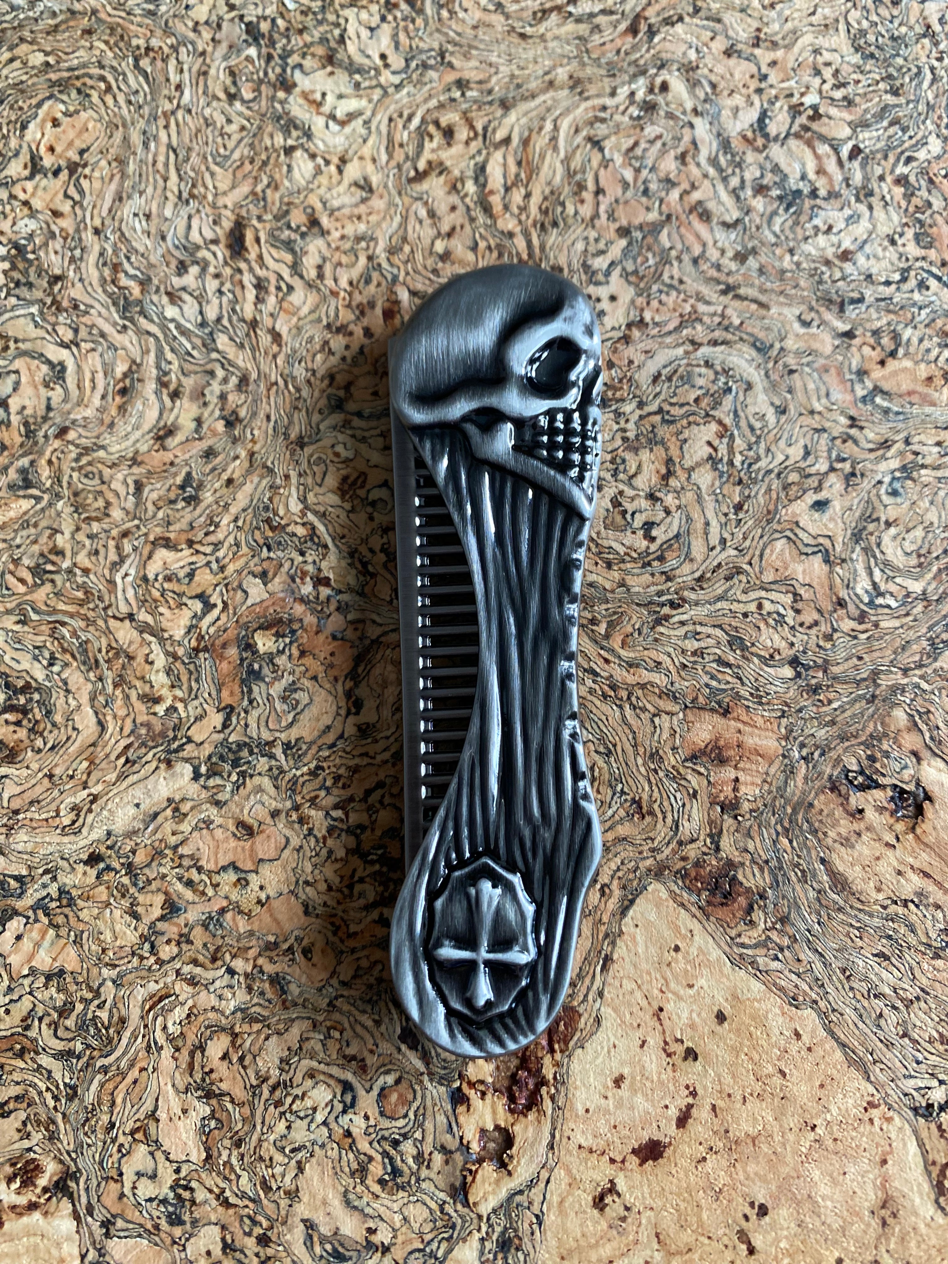 Premium Warriors Skull Viking Beard Comb
