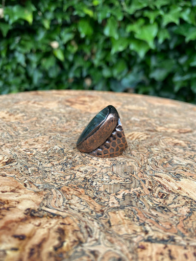 Pagan Ring - Labradorite Premium Stone