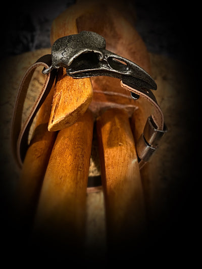 Viking Bracelet - Raven Skull
