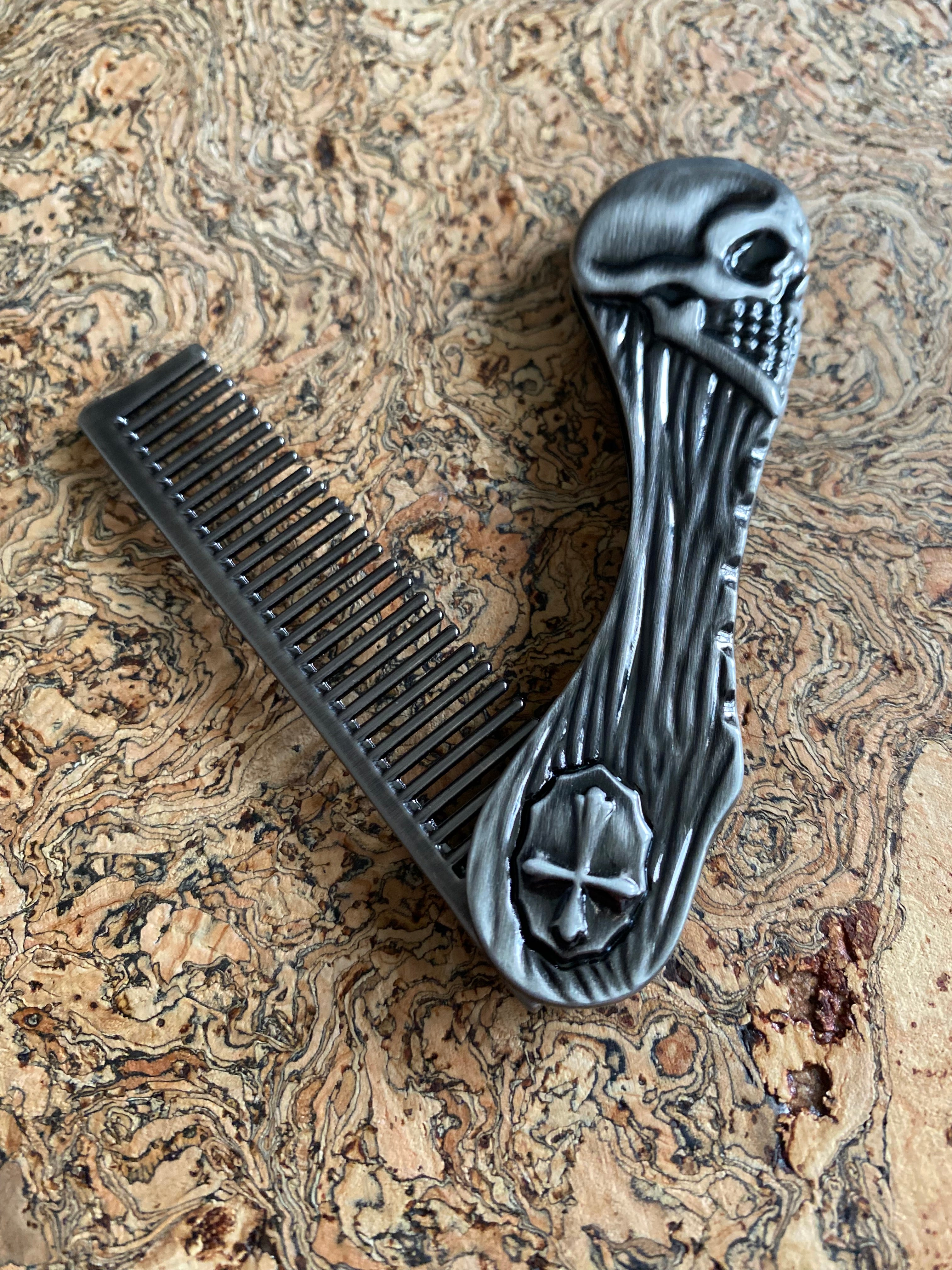 Premium Warriors Skull Viking Beard Comb