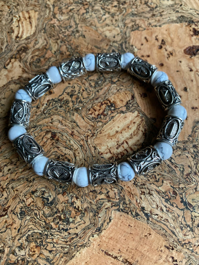 Viking Bracelet - Marble Runes