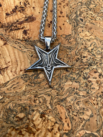 Pagan Necklace - Elven Star Pentagram