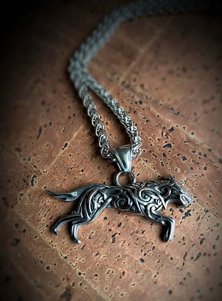 Viking Necklace - Fenrir Knotted