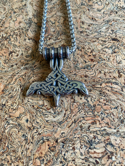 Viking Raven Necklace - The Ravens Hoard