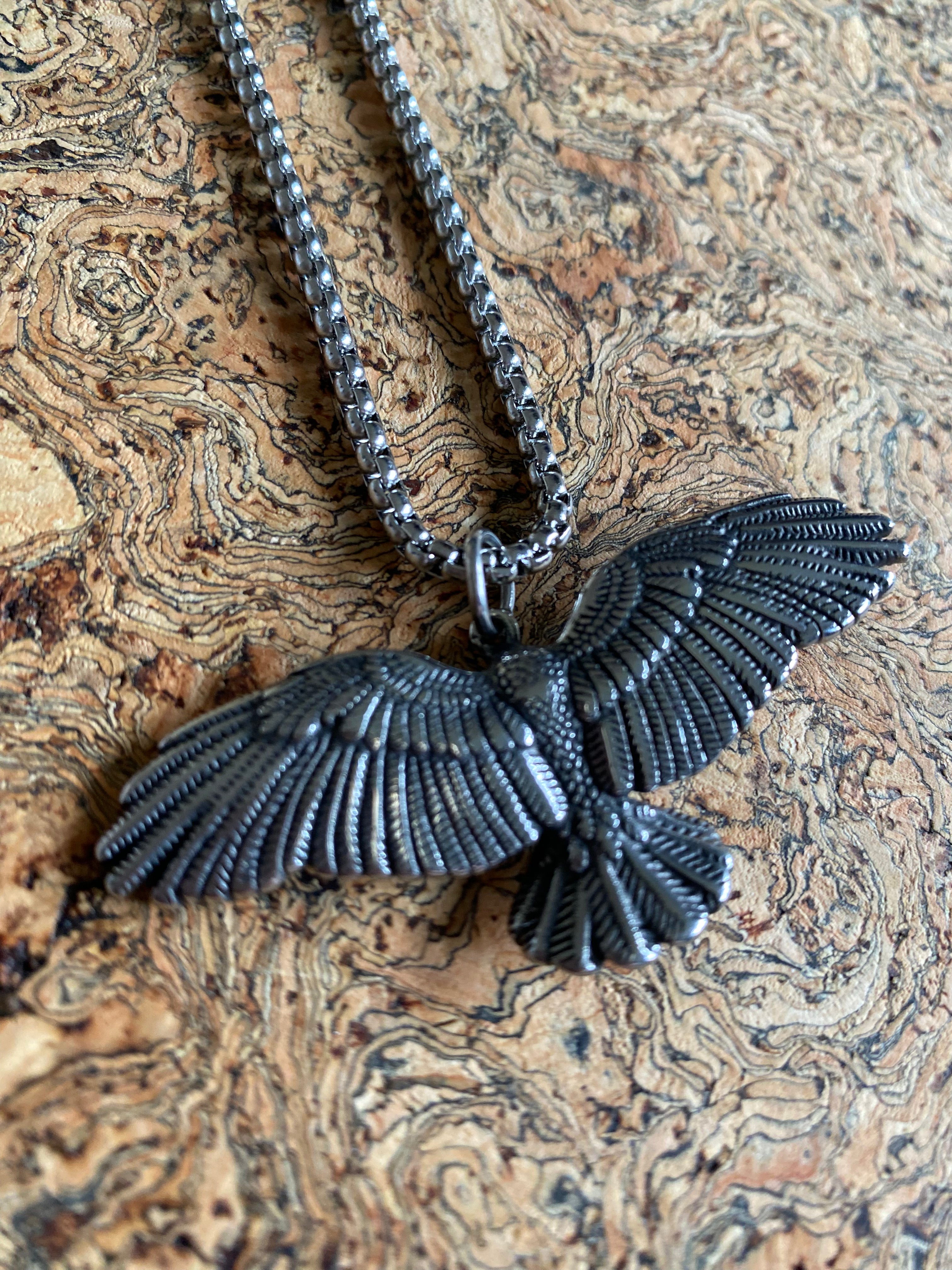 Viking Necklace - Odin's Ravens