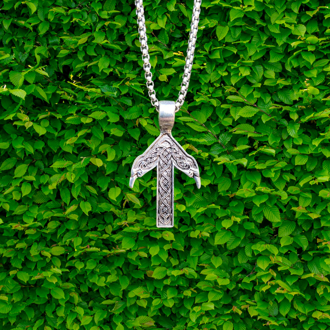 Viking Necklace - Tiwaz Rune