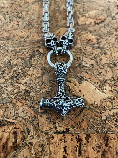 Legendary Premium Thor Hammer Viking Necklace