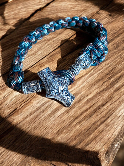 Viking Bracelet - Paracord Mjolnir