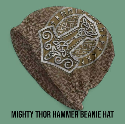 Mighty Thor Hammer Beanie Hat