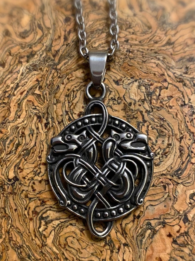 Viking Necklace - The Draco Dragon