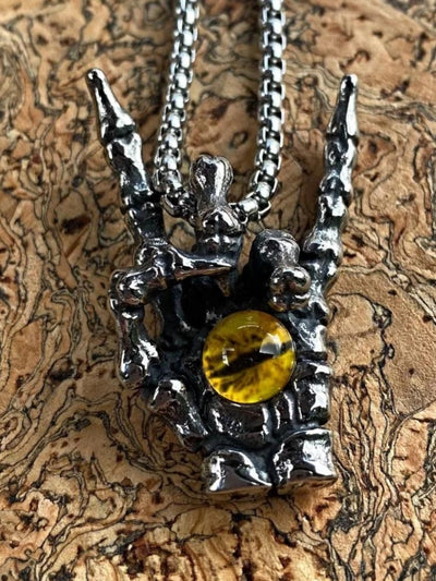 Pagan Necklace - Yellow Rocker