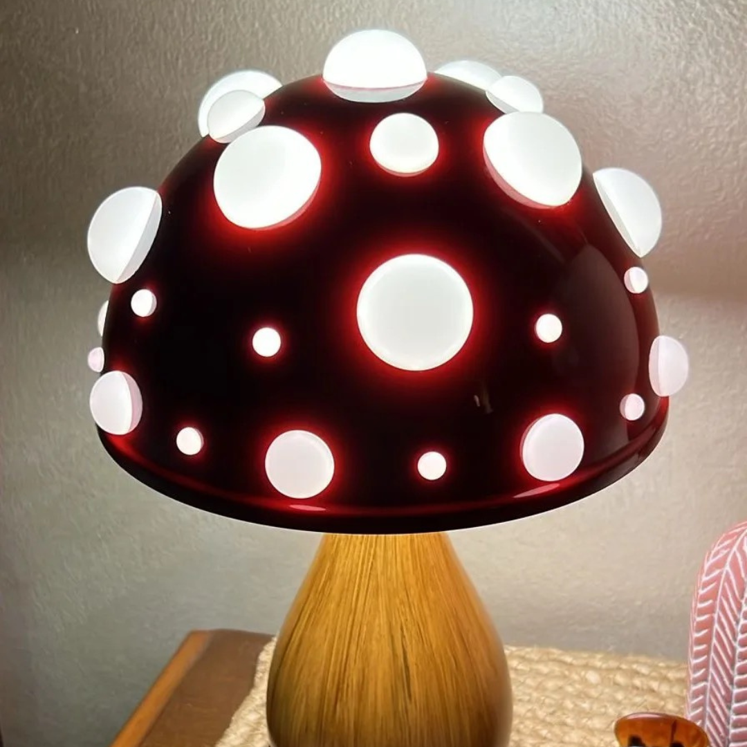 Premium Nordic Style 3D Mushroom Lamp